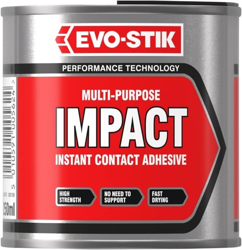 Evo stik impact adhesive - adhesive, 250ml