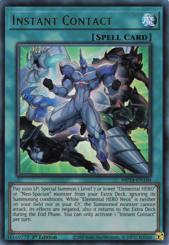 Yugioh mp24 en160 - -, instant