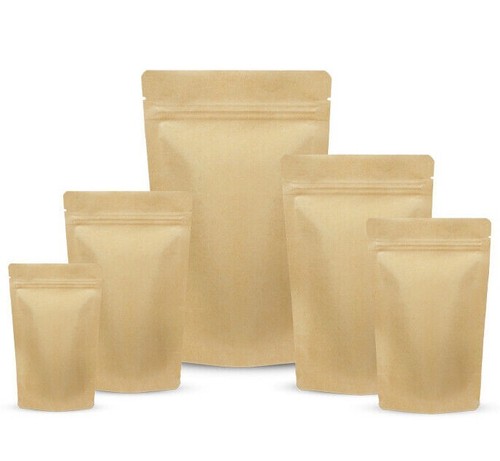 Kraft stand pouches - stand, up
