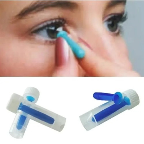 Silicone contact lens inserter - contact,