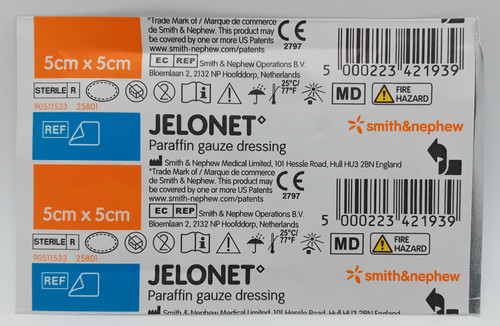 Jelonet wound contact dressing - contact,